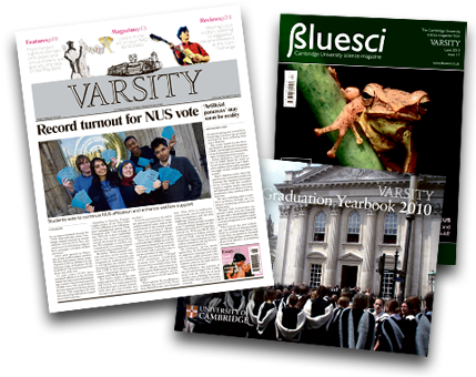 Publications produced by Varsity Publications Publications produced by Varsity Publications